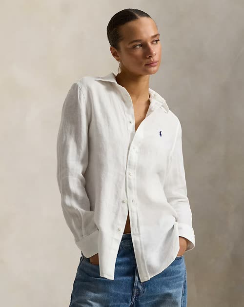 Polo Ralph Lauren linen shirt, matched from a screenshot